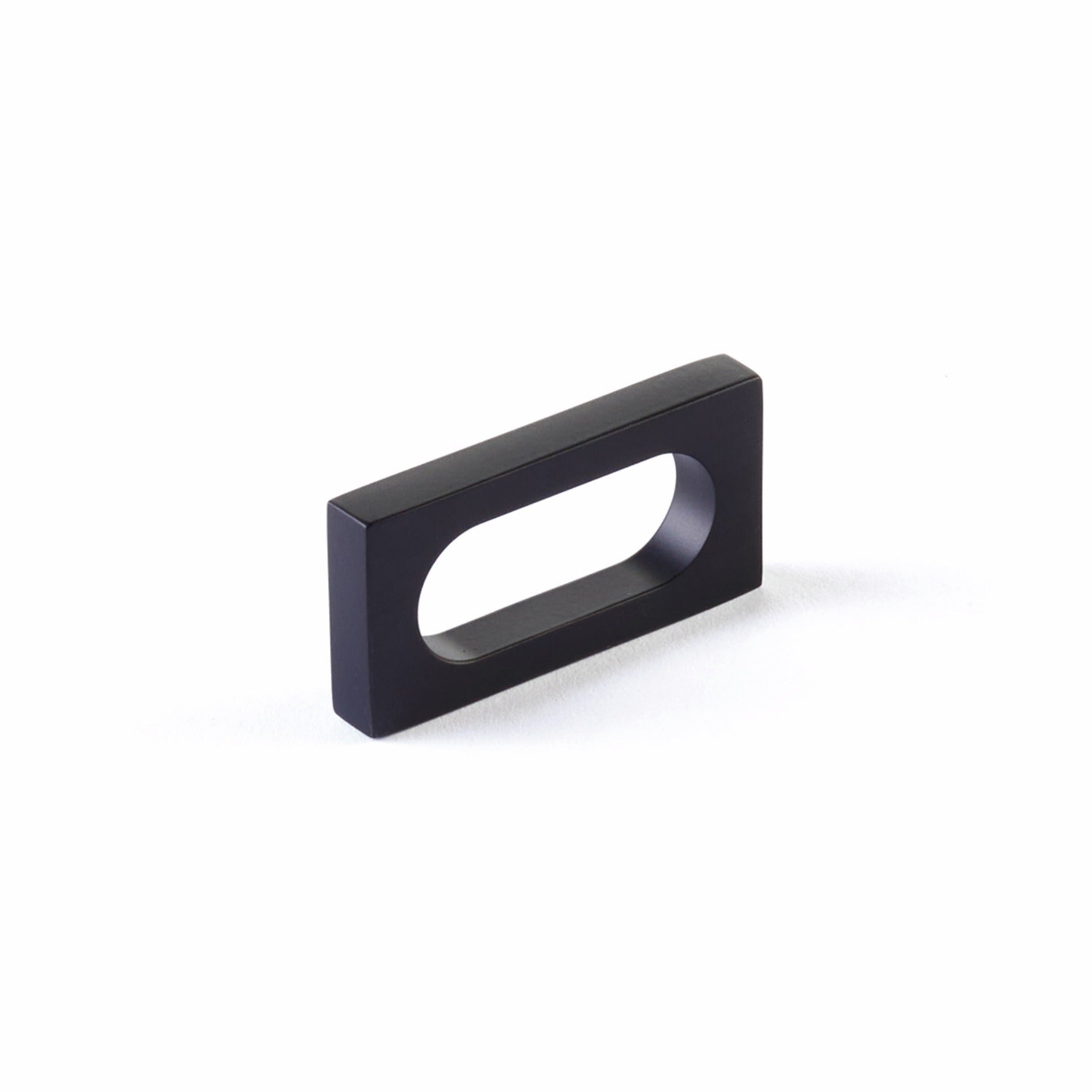 SCHAUB Schaub 10031-MB Oval Slot Cabinet Pull Matte Black