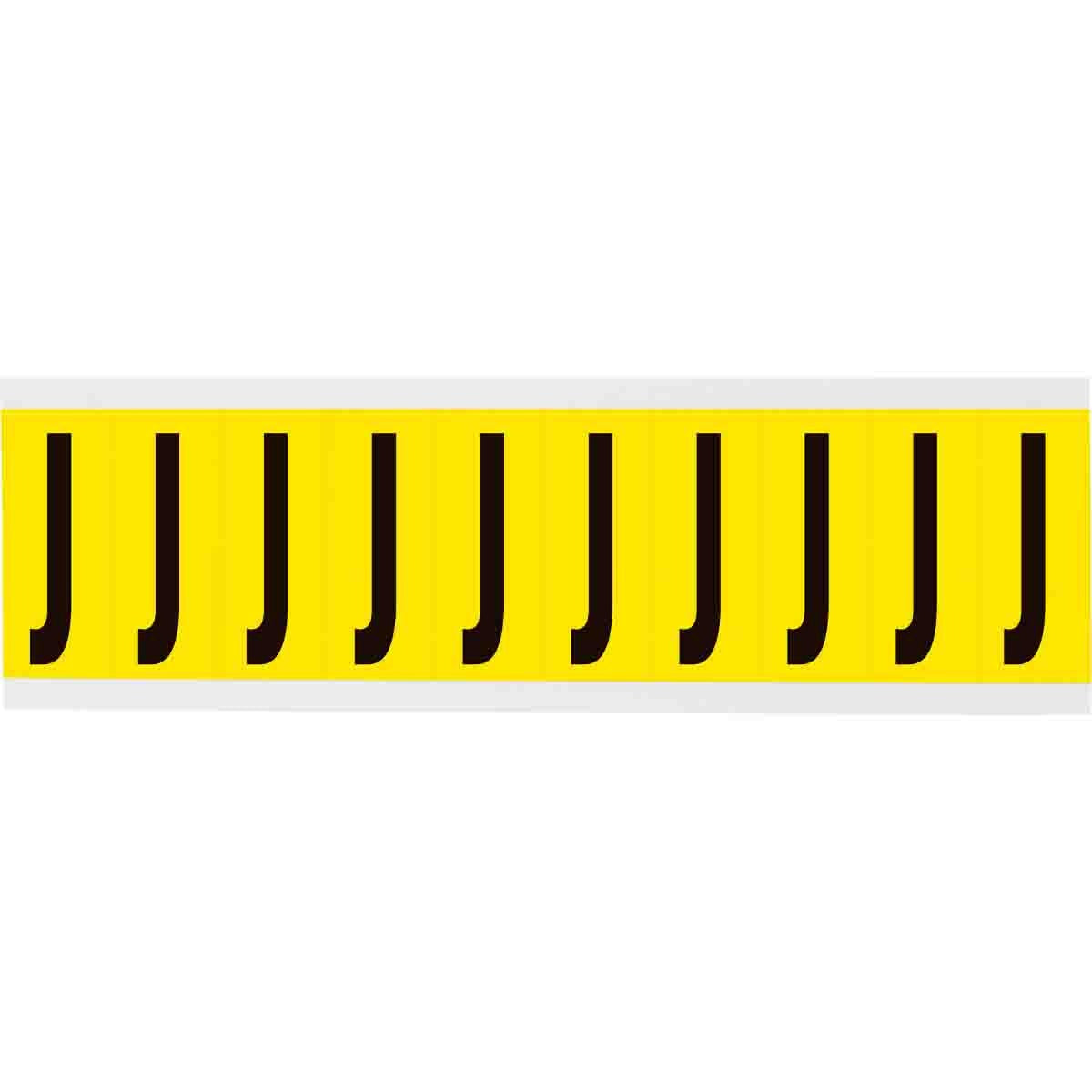 BRADY Brady 3440-J Letter label 2.25 in x 0.875 in (Card of 10)
