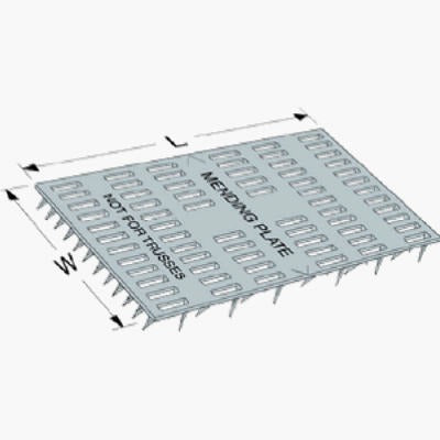 SIMPSON STRONG-TIE Simpson Strong Tie MP36 Mending Plate 3x6 Inches G90