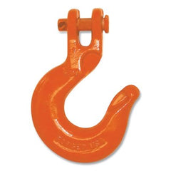 CM Columbus McKinnon M906A Grade 63 Clevis Slip Hook 3/8 in 5500 lb Orange Paint