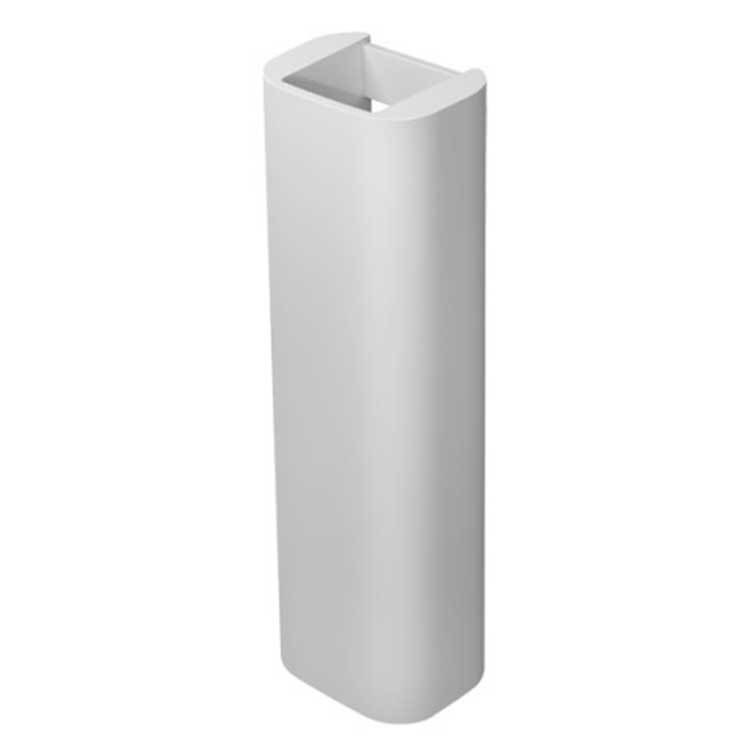 Duravit 0858270000 Pedestal Base Happy D.2 28-1/8 Inch White for 231680/231665/231660