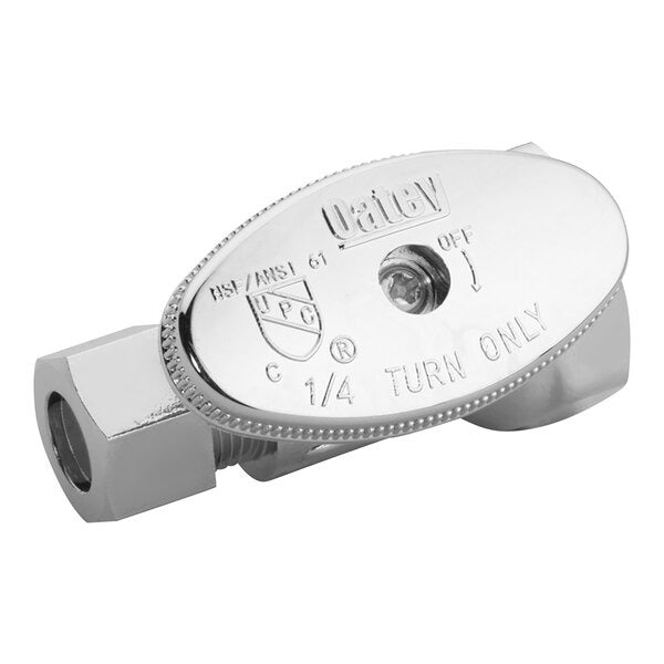 OATEY Oatey 4751PCLF Quarter Turn 1/2 x 3/8 Compression Angle Valve (1/2 x 3/8)