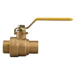 Watts Regulator LFFBVS-3C21/2 Ball Valve Lead Free Brass 2-1/2 Inch Solder 2 Piece Lever PTFE 0555116