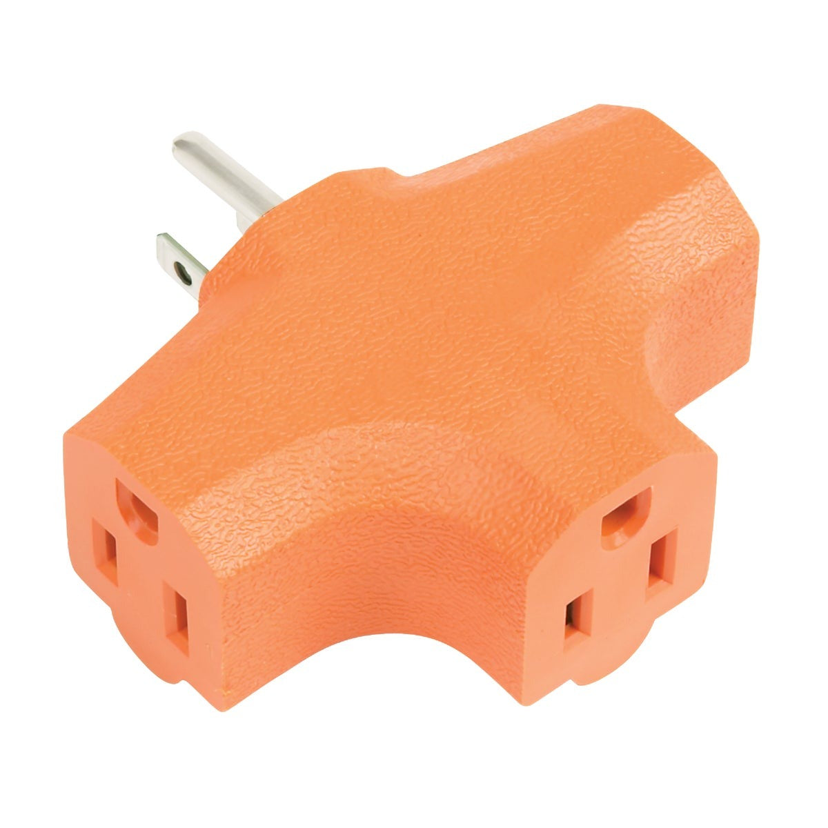 DO IT BEST Do It LA-24-O 3-outlet Cube Tap Adapter 15A 125V