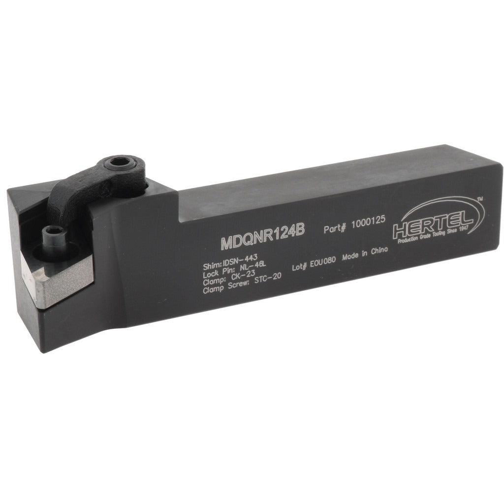 HERTEL Hertel 1000125 Mdqn Turning Toolholder 3/4 Inch Shank