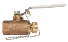 Apollo Valves 70LF144HC 70LF-100 Series 3/4 in. Bronze Regular Port NPT x GHT Ball Valve A70LF144HC