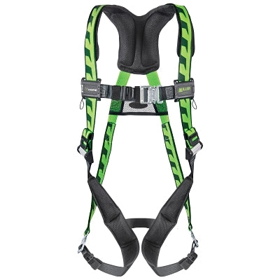 Honeywell Miller AC-QC/UGN AirCore Full-Body Harness Steel Stand-Up Back D-Ring Universal Quick-Connect Straps Green