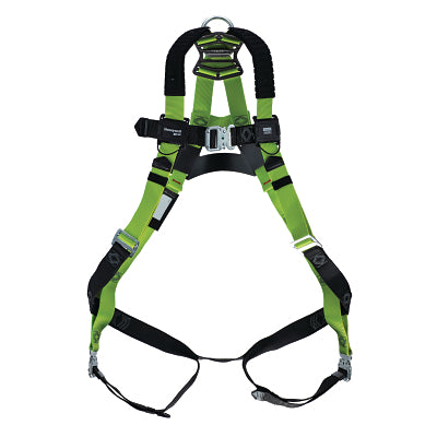 Honeywell Miller H5ISP221022 H500 Industry Standard Full-Body Harness Back/Side D-Rings Universal Quick-Connect Chest/Leg Buckles IS9P