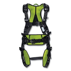 Honeywell H7CC2A1 Fall Protection Harness Racing Style S/M Polyester Black/Green