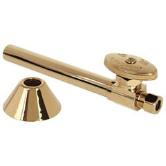 Brasscraft CS41BX-BRL Straight Stop Valve Extension 1/2x3/8 Lead Free Brass Polished Brass Compression