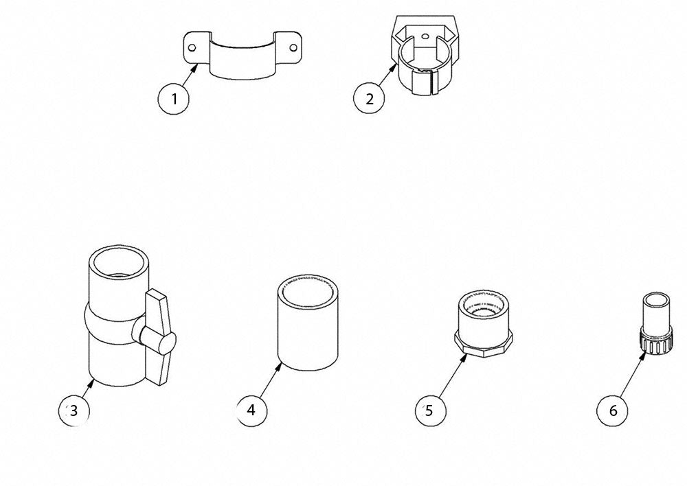 S.R.Smith 69-209-122 Typhoon Plumbing Kit