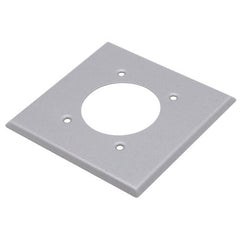 Leviton 4934 2-Gang Flush Mount 2.15 Inch Dia. Device Receptacle Wallplate Standard Size