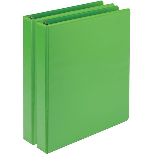 SAMSILL Samsill SAMU86378 1 Inch Lime Green View Binder Pack of 2