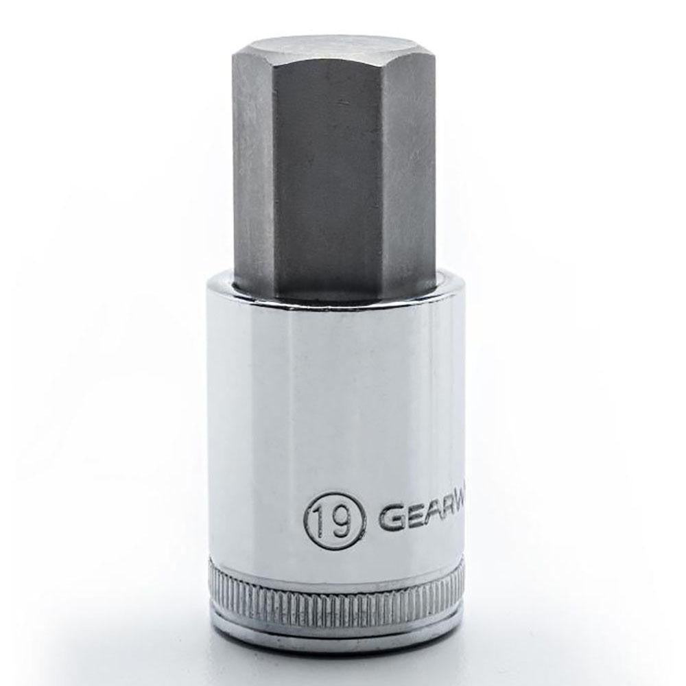 GEARWRENCH Gearwrench 80664 Hex Bit Socket 1/2 in Drive 19mm