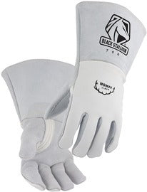 BLACK STALLION Black Stallion 750m Stick Welding Gloves Medium Elkskin Nomex