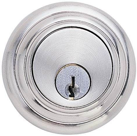 EMTEK Emtek 8455US26 Single Cylinder Deadbolt Polished Chrome