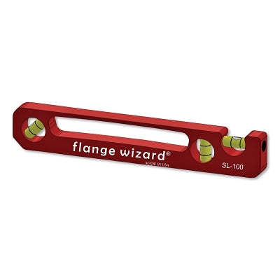 Flange Wizard SL-100 Standard Pocket Levels 9 inches 3 Vials