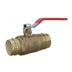 Sioux Chief 648-CG5FP 648 Series 1-1/4 in. Brass Full Port Solvent Weld 600# Ball Valve