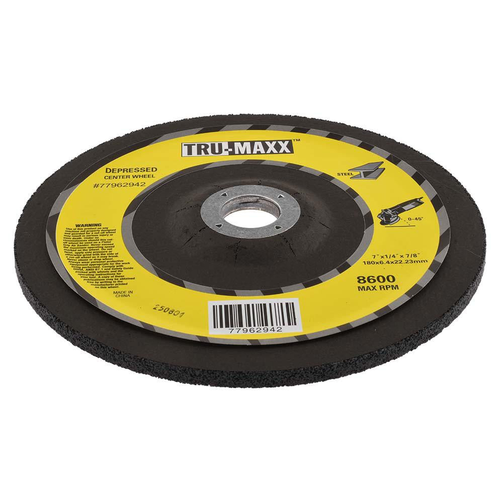 TRU-MAXX Tru-maxx 620140 Type 27 Grinding Wheel 7in 24 Grit