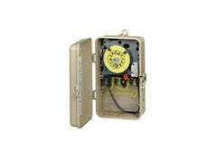 Intermatic T104P201 NEMA 3R Plastic Case 208 to 277 VAC 60 Hz 40 Amp DPST Electromechanical Time Switch with Pool Heater