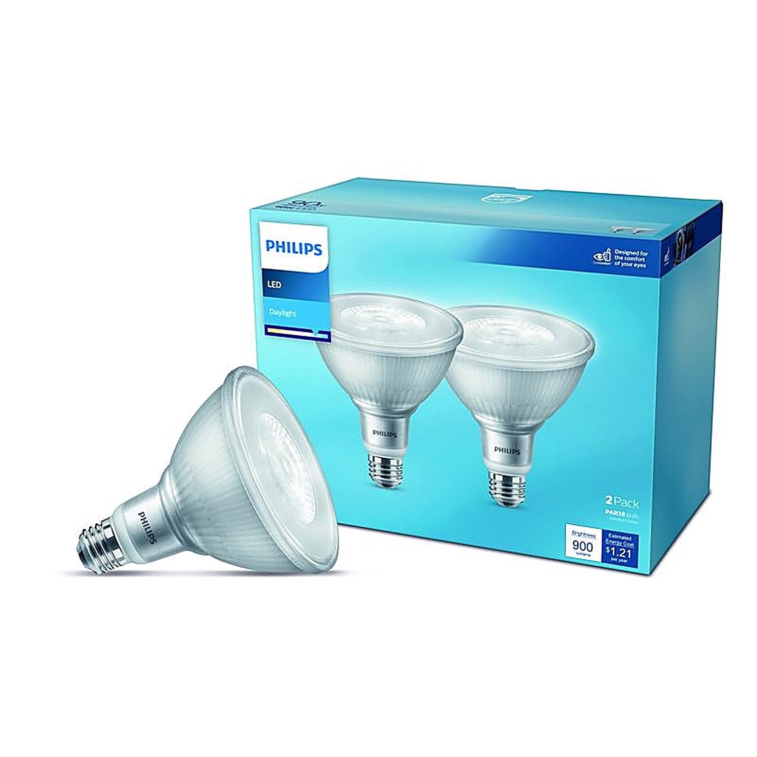 PHILIPS Philips 573220 LED Reflector PAR38 10W (2-Pack/40Â°) 90W Equivalent