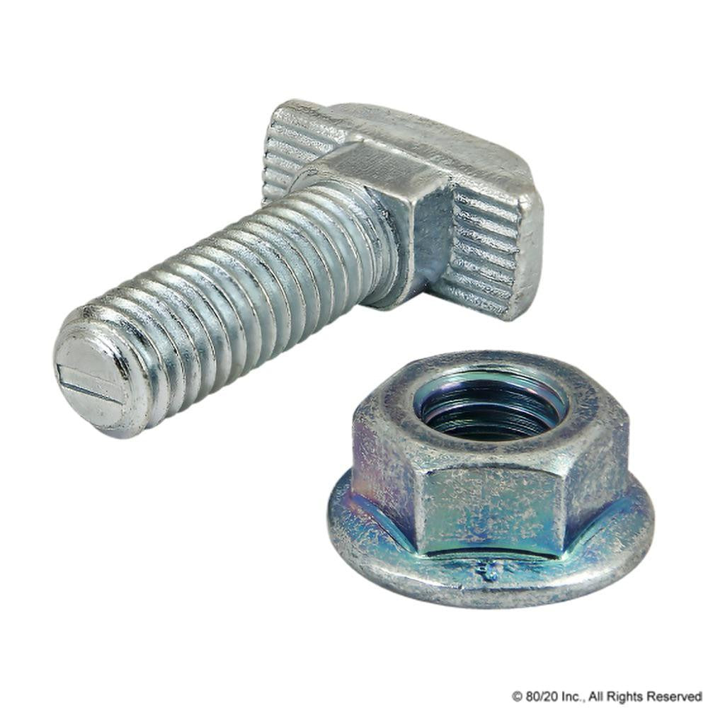 80/20 INC 80/20 Inc. 75-3635 Drop-in T-slot Stud with Nut