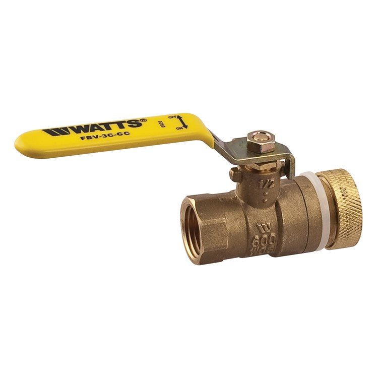 Watts Regulator LFFBV-3C-CC Ball Valve LFFBV-3C-CC1/2