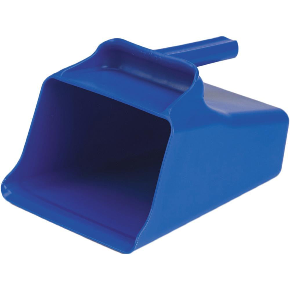 VIKAN Vikan 65503 Flat Bottom Scoop 128 Oz Blue Polypropylene