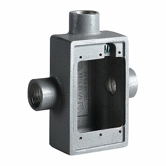 KILLARK FST-2 FST 2 FS Device Box 1-GANG, Type: Aluminum Feed-Thru, 1/2