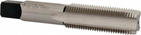 CLEVELAND CONTROLS Cleveland C54929 Hand Tap 1-12 Unf Plug 4-flute Hss