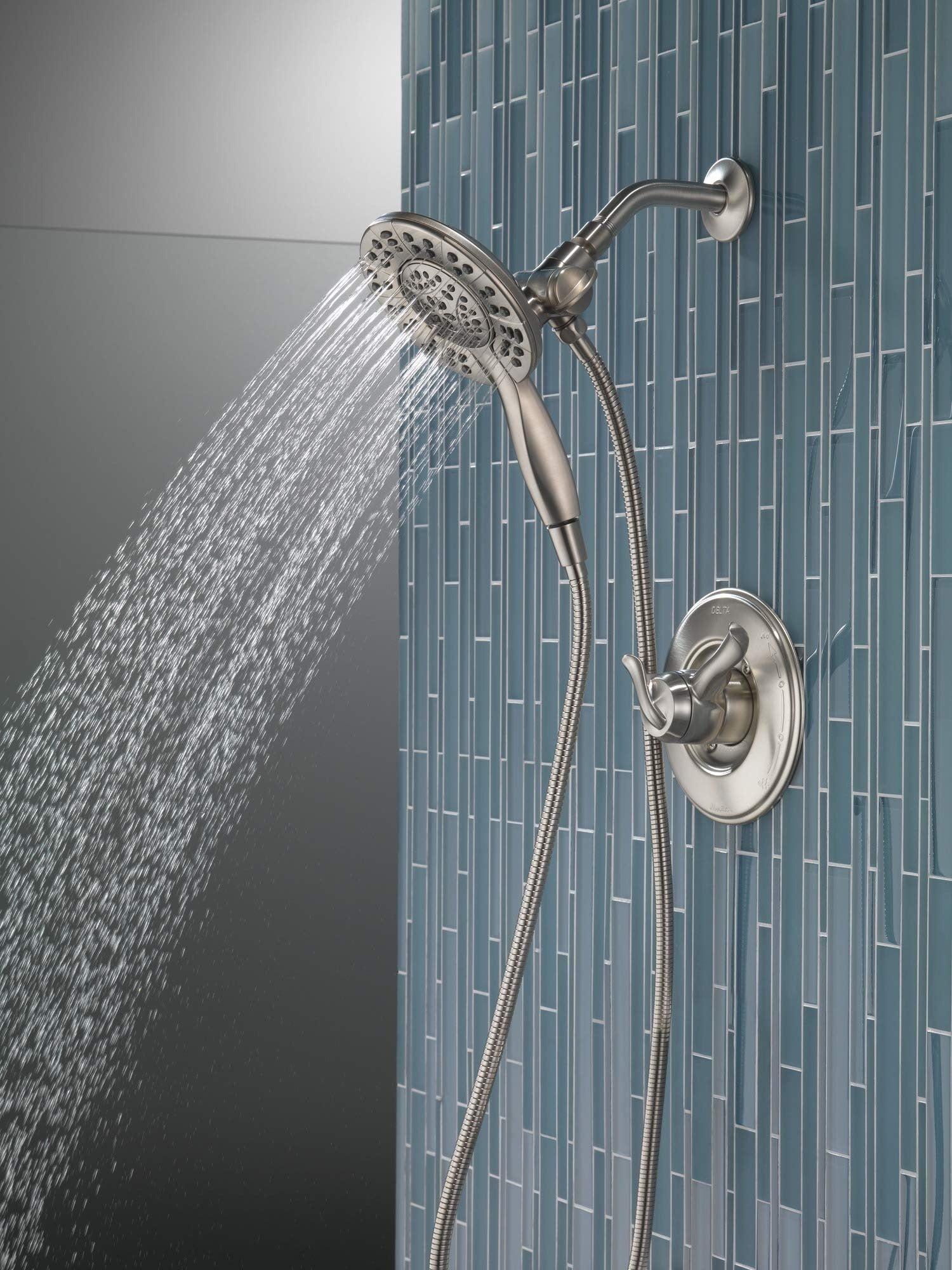DELTA FAUCET Delta Faucet 58499-SS Dual Shower Head Hand Shower 1.75 Gpm