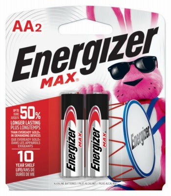 ENERGIZER Eveready Battery Co E91BP-2 Aa Alkaline Battery 2 Pack