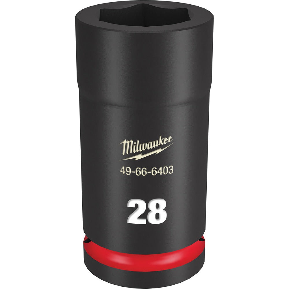 MILWAUKEE Milwaukee Tool 49-66-6403 Impact Socket 3/4 in 28mm 6-pt