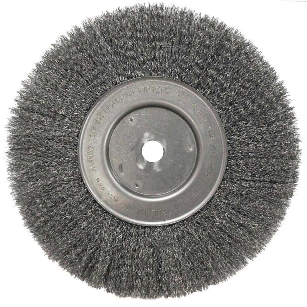 WEILER Weiler 01228 Wheel Brush 10 Inch Crimped Carbon Steel