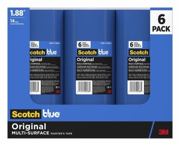 3M 3M 2090-48SC6 Masking Tape 48 mm x 55 m Pack of 6