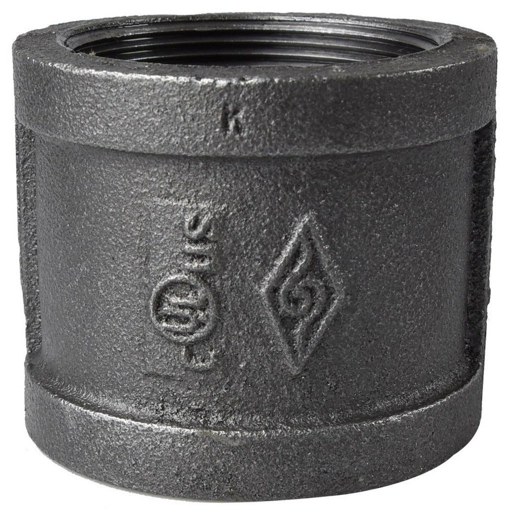 VALUE COLLECTION Value Collection MDB220 50-2 Black Threaded Coupling 2 in