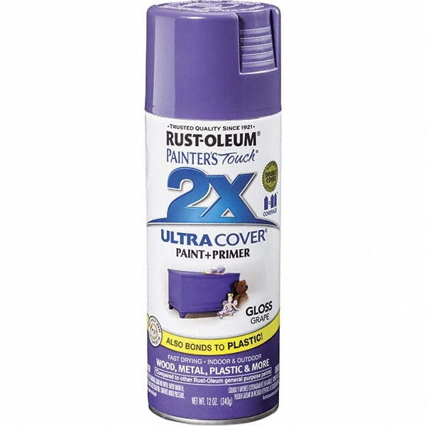 RUST-OLEUM Rust-oleum 334033 Enamel Spray Paint Grape Gloss 12 Oz