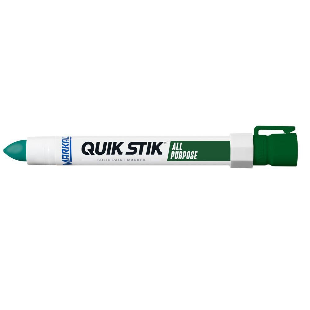 MILWAUKEE Markal 61069 Solid Paint Marker Bullet Tip Green