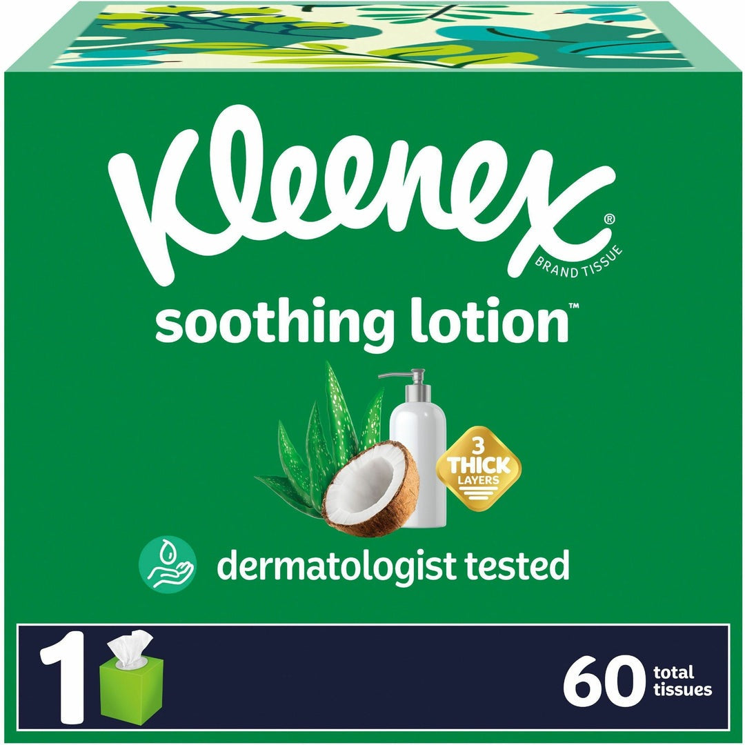 KIMBERLY-CLARK Kimberly-Clark KCC54271 Kleenex Soothing Lotion Tissues 3-Ply (60/Box) 54271
