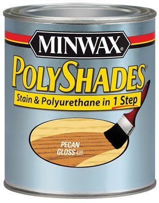 MINWAX Minwax 61420 Polyshades Gloss Pecan Wood Stain 1 Qt