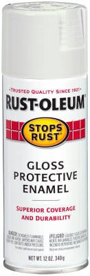 RUST-OLEUM Rust-oleum 250702 Gloss Spray Enamel Pure White 12 Oz