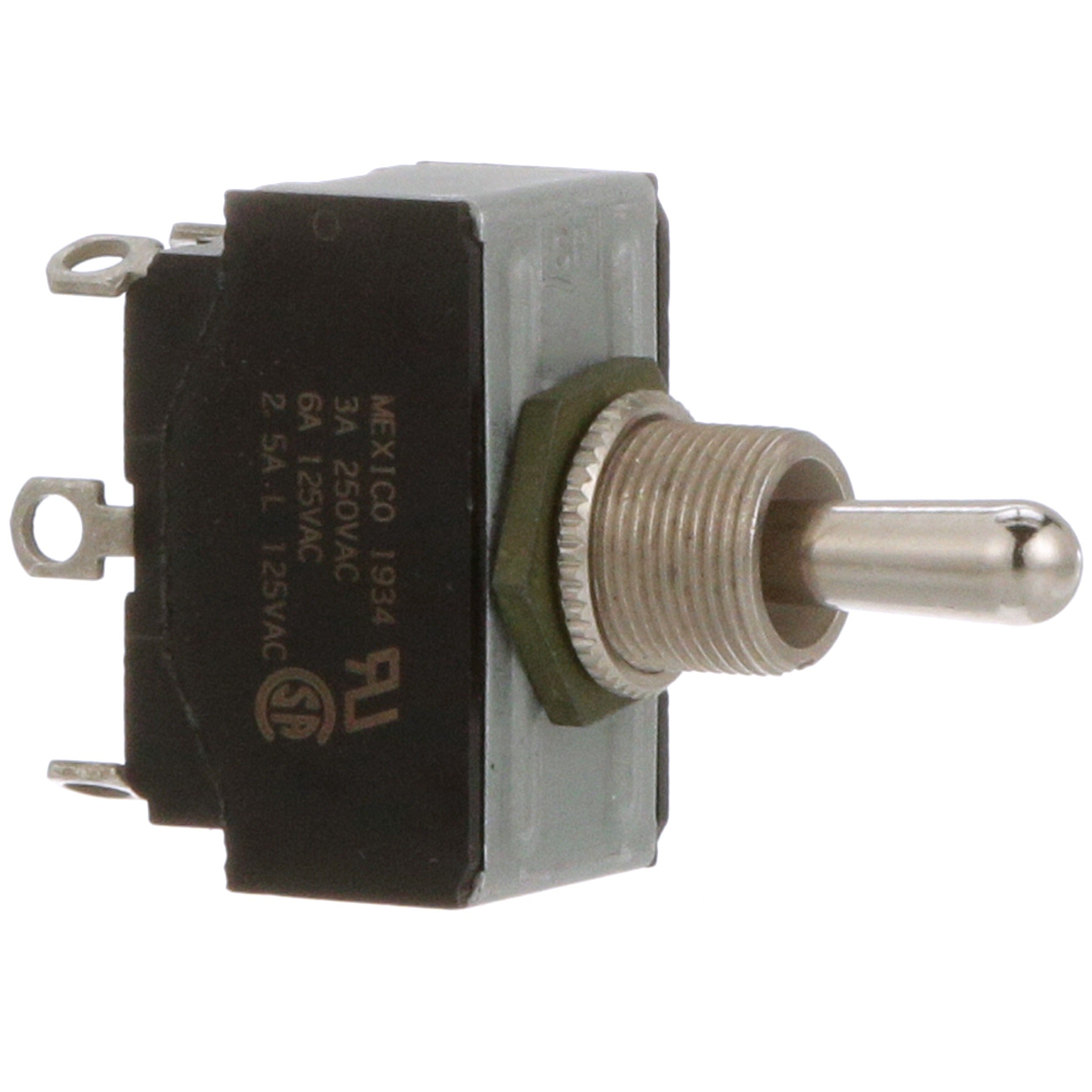 EATON Eaton 7591K6 General purpose AC rated toggle switch 6A at 125V / 3A at 250V (0.469 in bushing)
