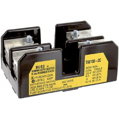 EATON Eaton T60100-2C Class T modular fuse block 600V (2-pole)