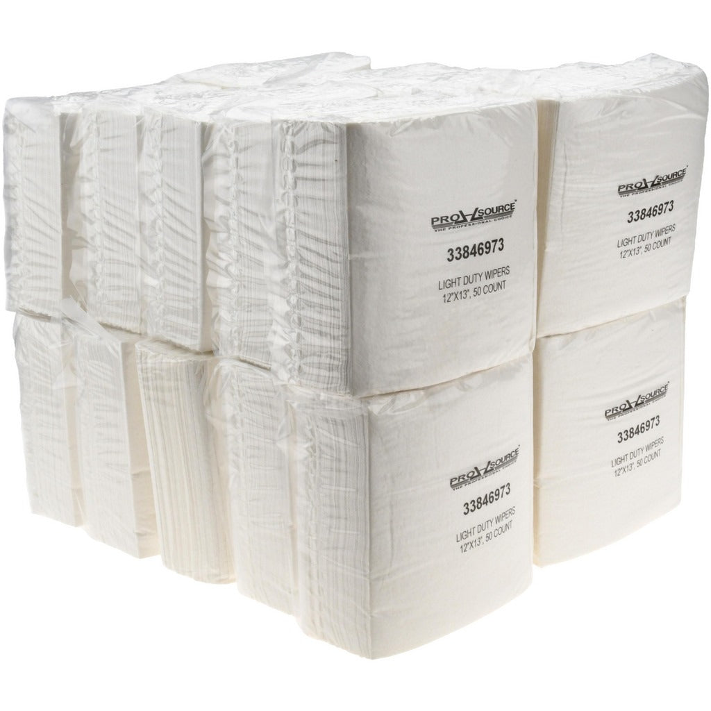 PRO-SOURCE Pro-source 86003 Quarter-fold Wipes 50 Sheets White