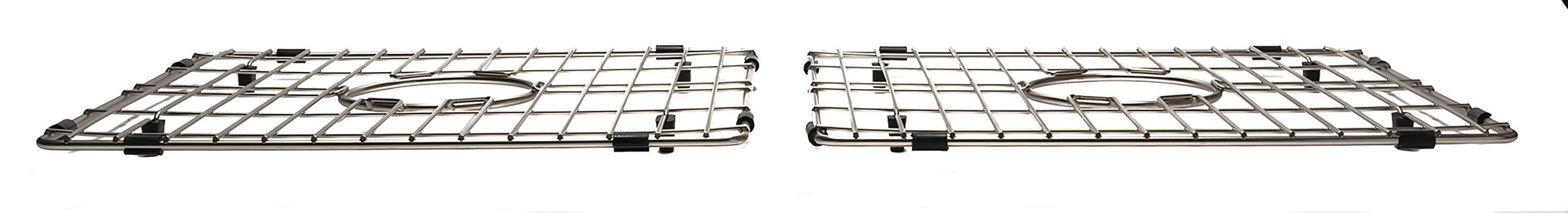 ALFI Alfi ABGR33D Kitchen Sink Bottom Grid Double Bowl