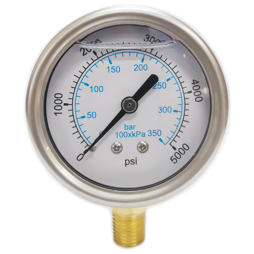 VALUE COLLECTION Value Collection 115AL25K05 Pressure Gauge 5000 Psi