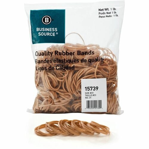 BUSINESS SOURCE Business Source BSN15739 Rubber Bands Size 31 850 Pack