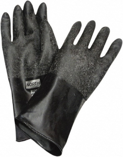 NORTH SAFETY North B144RGI/L Chemical Resistant Gloves Large Butyl