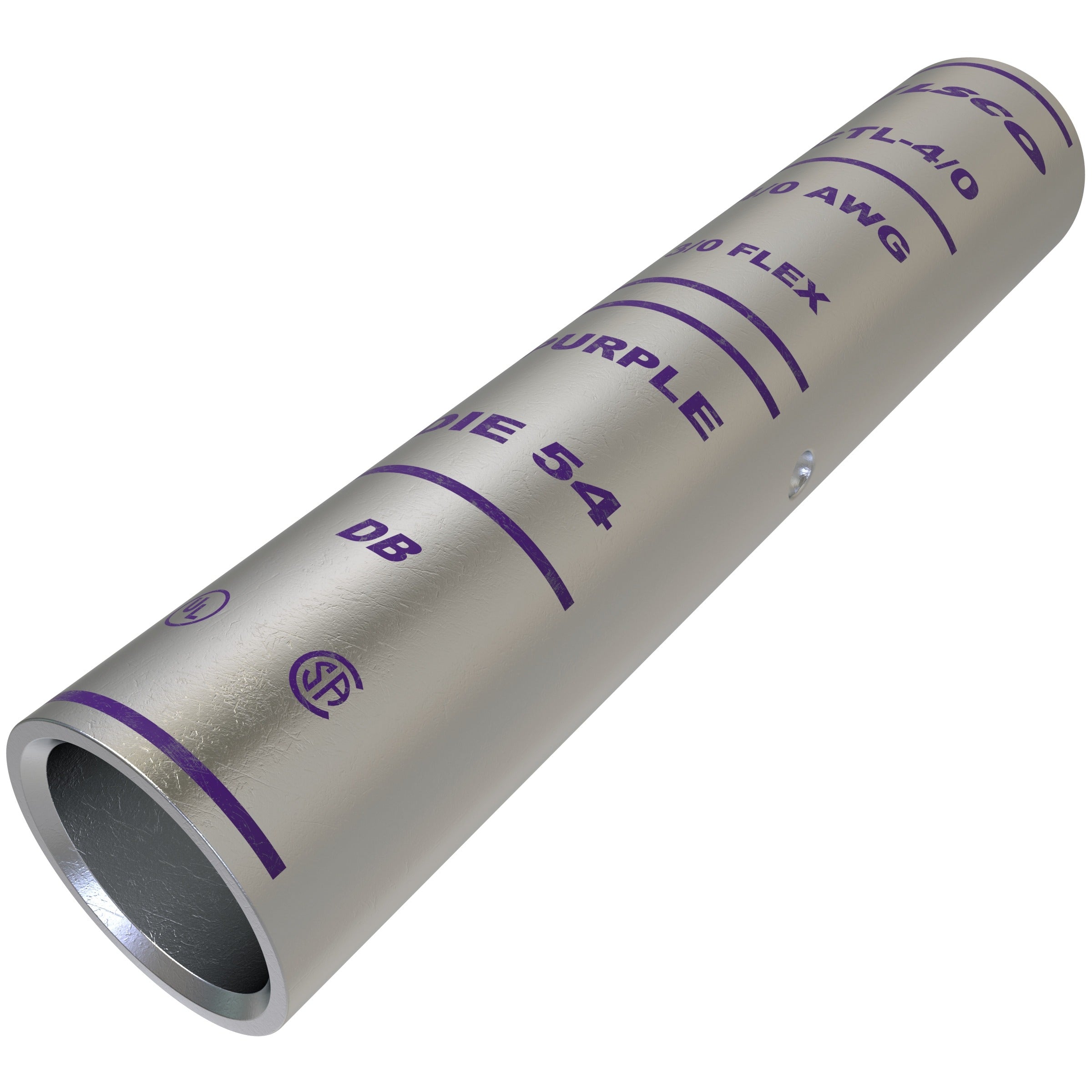 ILSCO Ilsco CTL-4/0 SureCrimp Copper Compression Sleeve 600 Volt (4/0 AWG, Pack 10) CTL-4/0