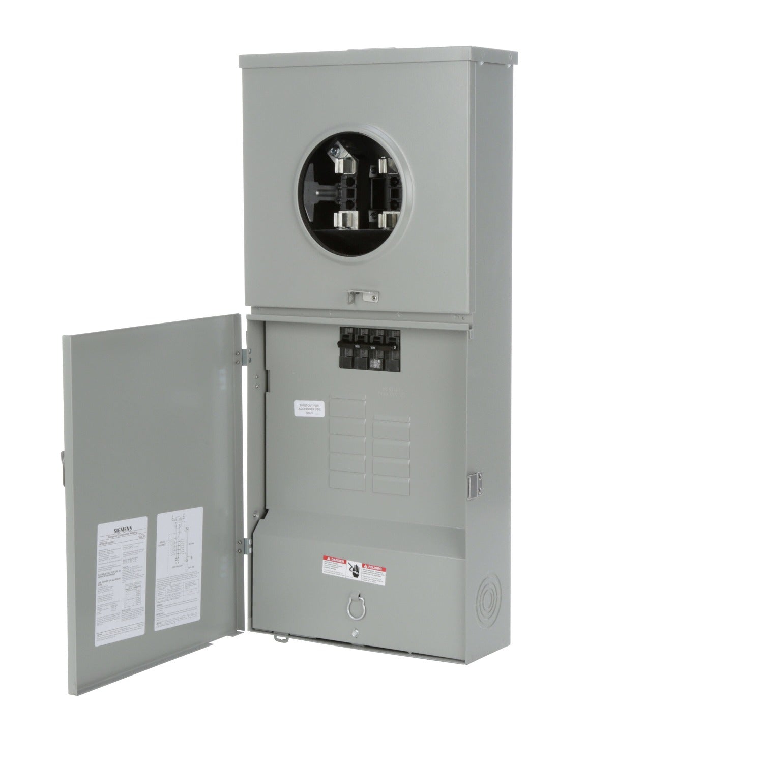 SIEMENS SIEMENS MC0816B1200RCT Combination Meter Load Center 120/240 VAC 200 Amp 1-Phase 3-Wire Ringless